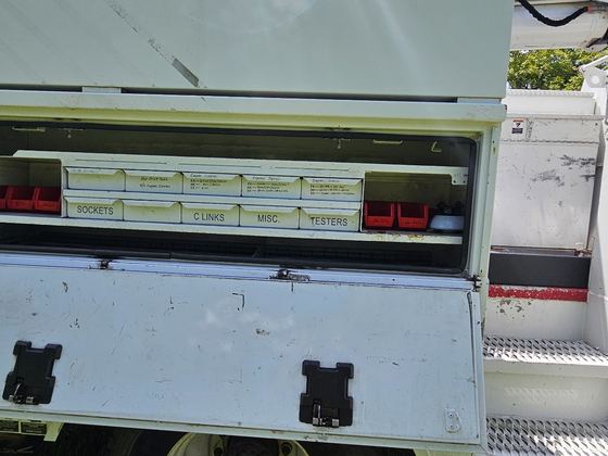 Organized tool storage compartment