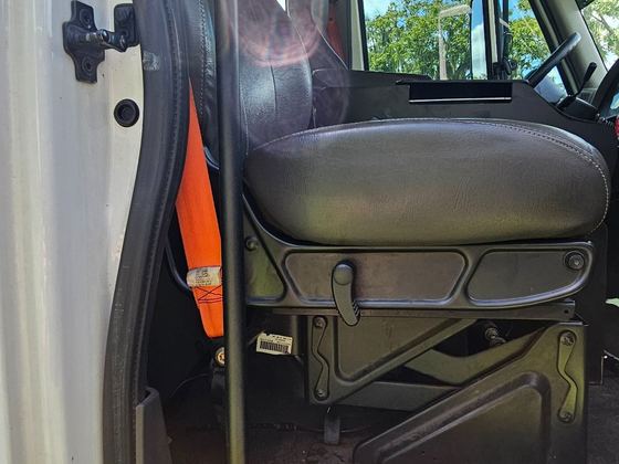 Passenger seat and cab entry