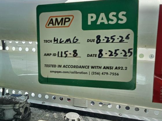 Current dielectric inspection sticker